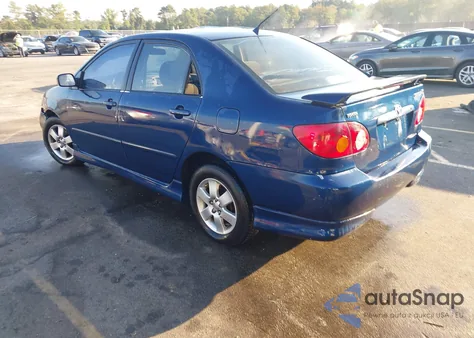 2004 Toyota Corolla S from USA, damaged, VIN 1NXBR32E94Z310294